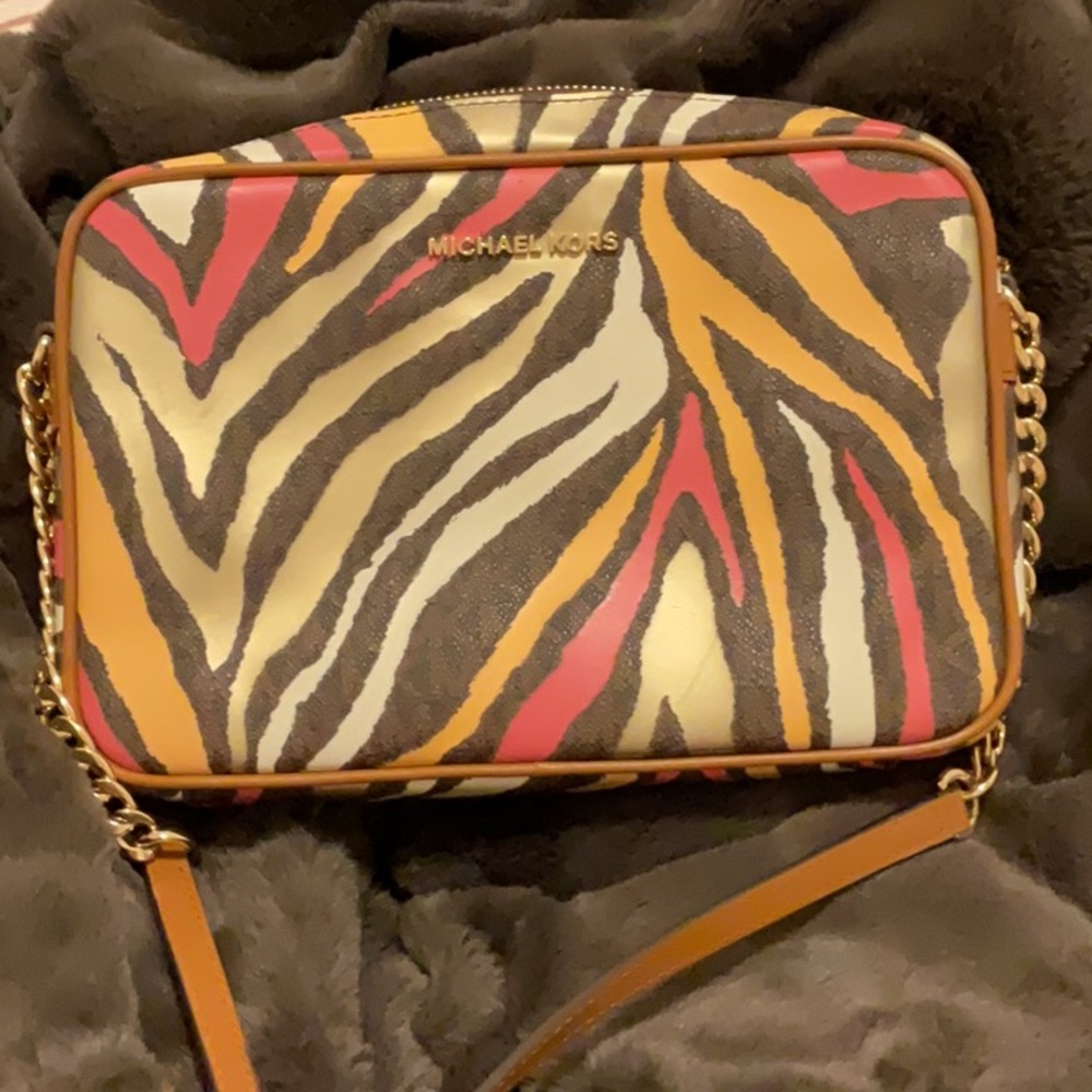 COPY - Michael Kors Multicolor Zebra Print Bag